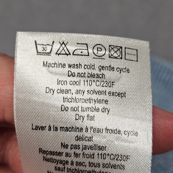 J Lindeberg Sweater Mens XL Blue Speckled Cotton V-Neck Golf Casual Preppy Logo - Picture 10 of 11